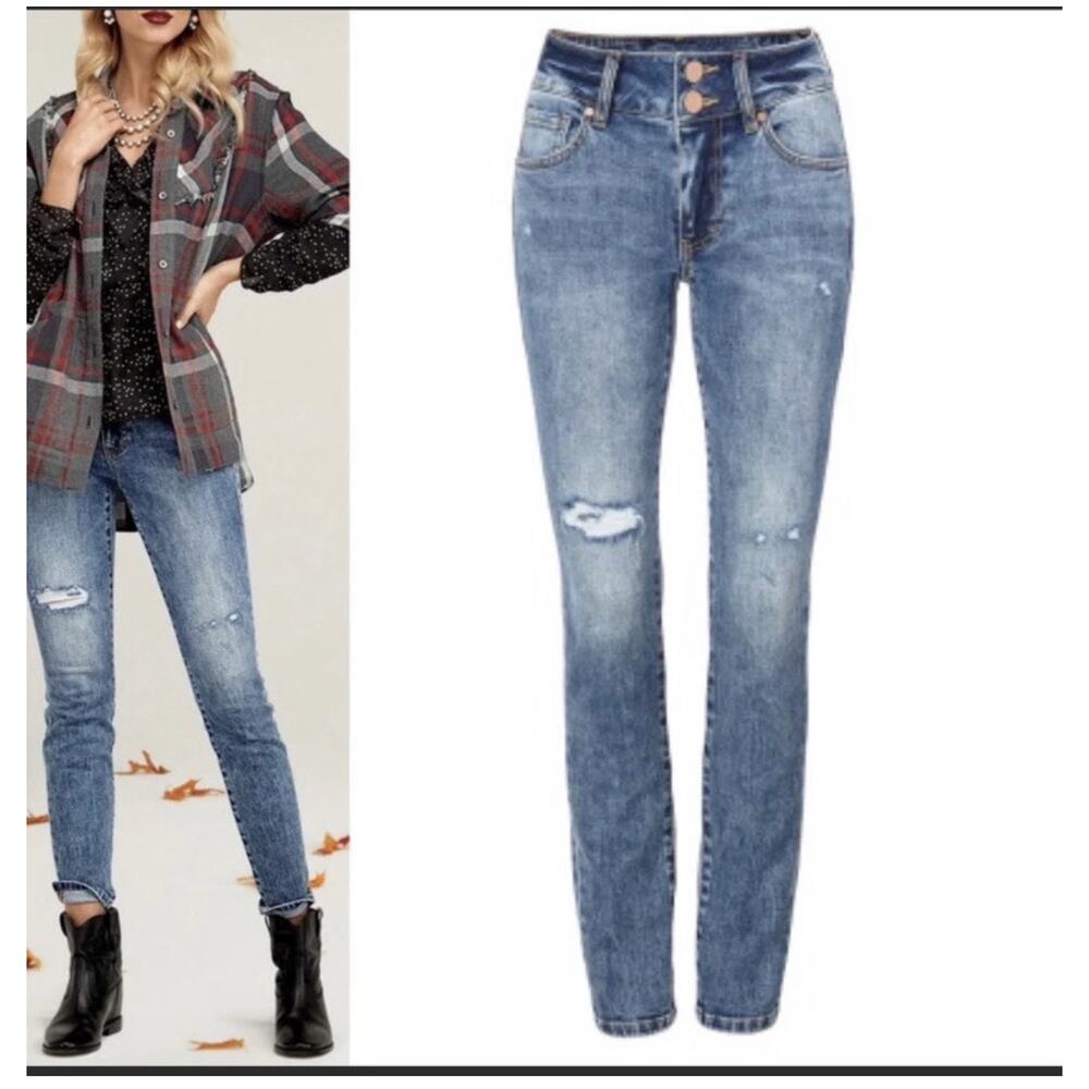 Cabi 4153 cinch skinny jeans size 8
